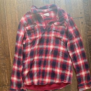 Koto Red/Blue Flannel Shirt